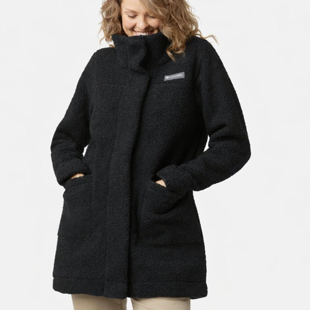 Columbia Womens Panorama Long Jacket Sherpa Fleece